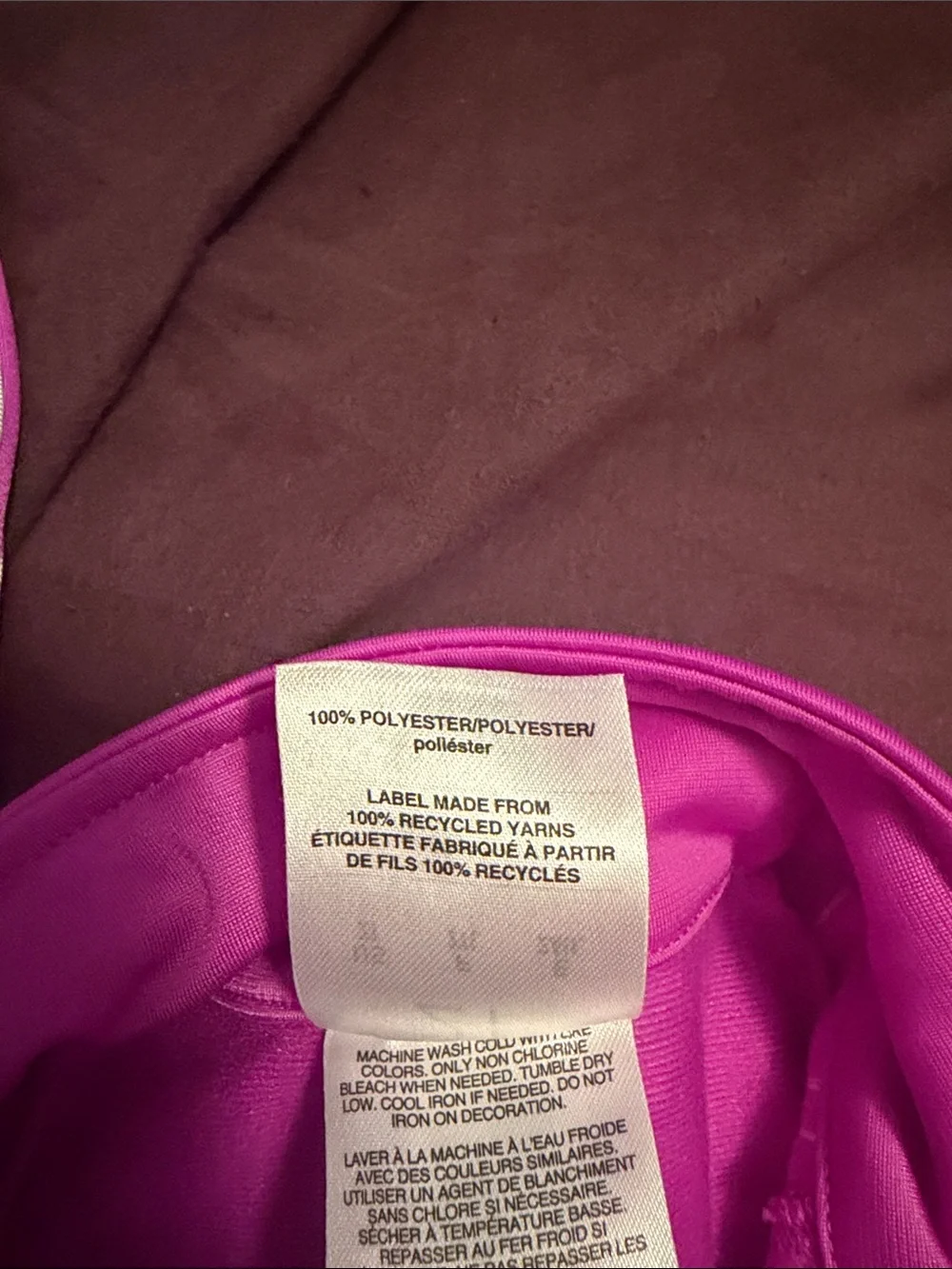 Girl’s Bright Pink Jacket with White Stripe